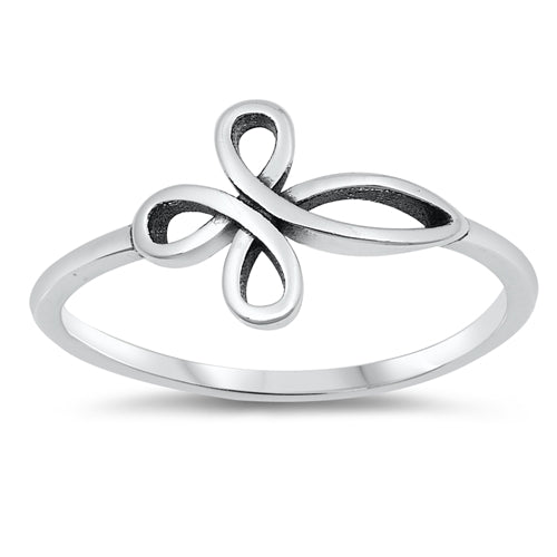 925 Sterling Silver Delicate Cross Ring