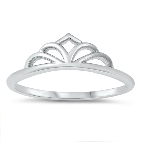 925 Sterling Silver Baby Crown Ring