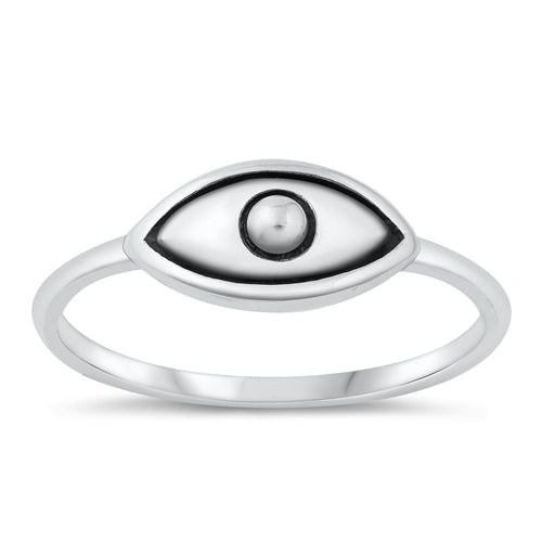 925 Sterling Silver Evil Eye Ring