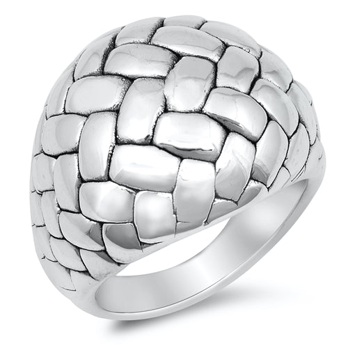 925 Sterling Silver Electroform Ring