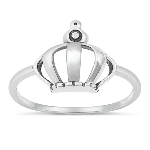 925 Sterling Silver Royal Crown Ring