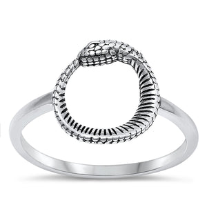 925 Sterling Silver Snake Ring