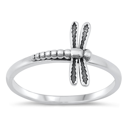 925 Sterling Silver Dragonfly Ring