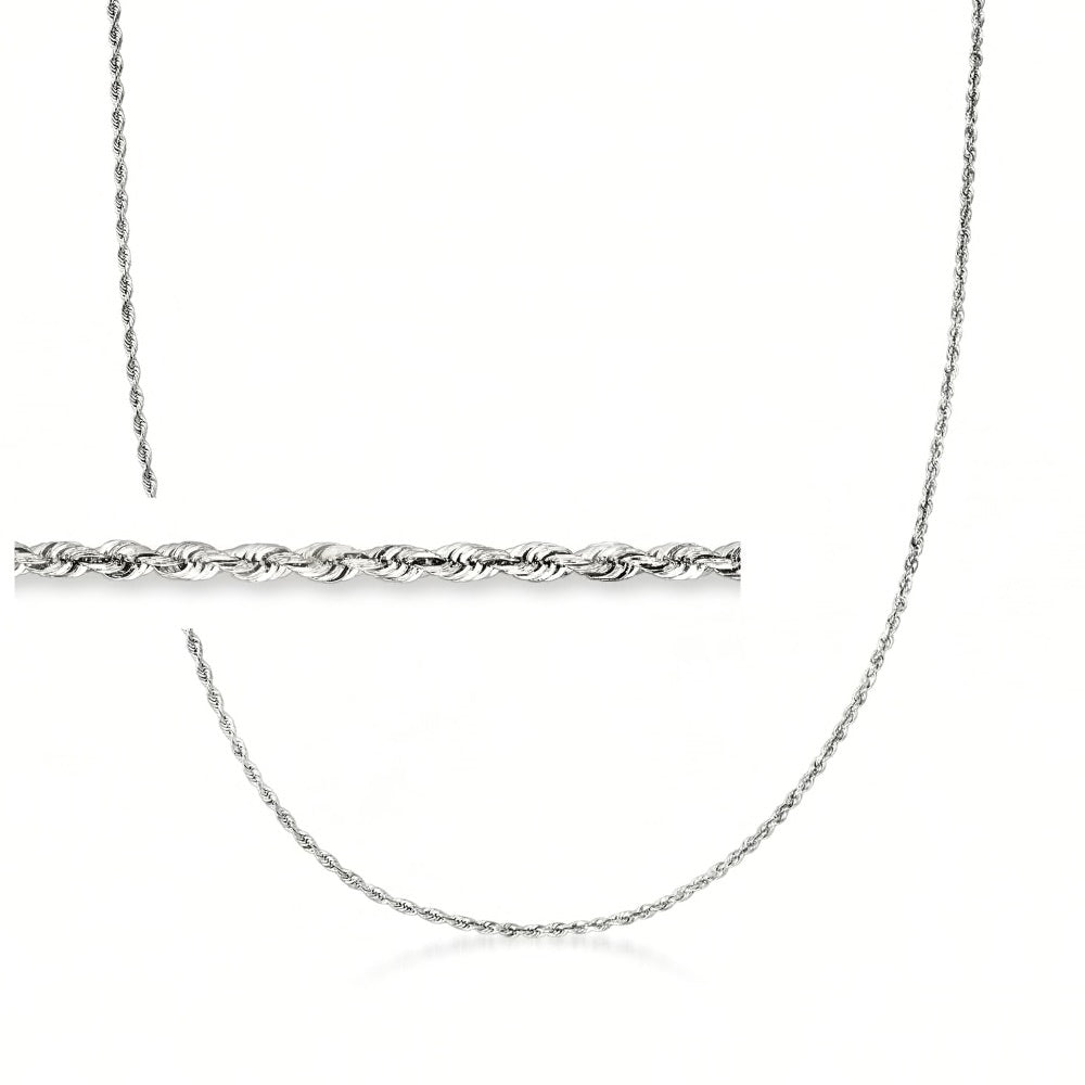 925 Sterling Silver Rope Italian Chain