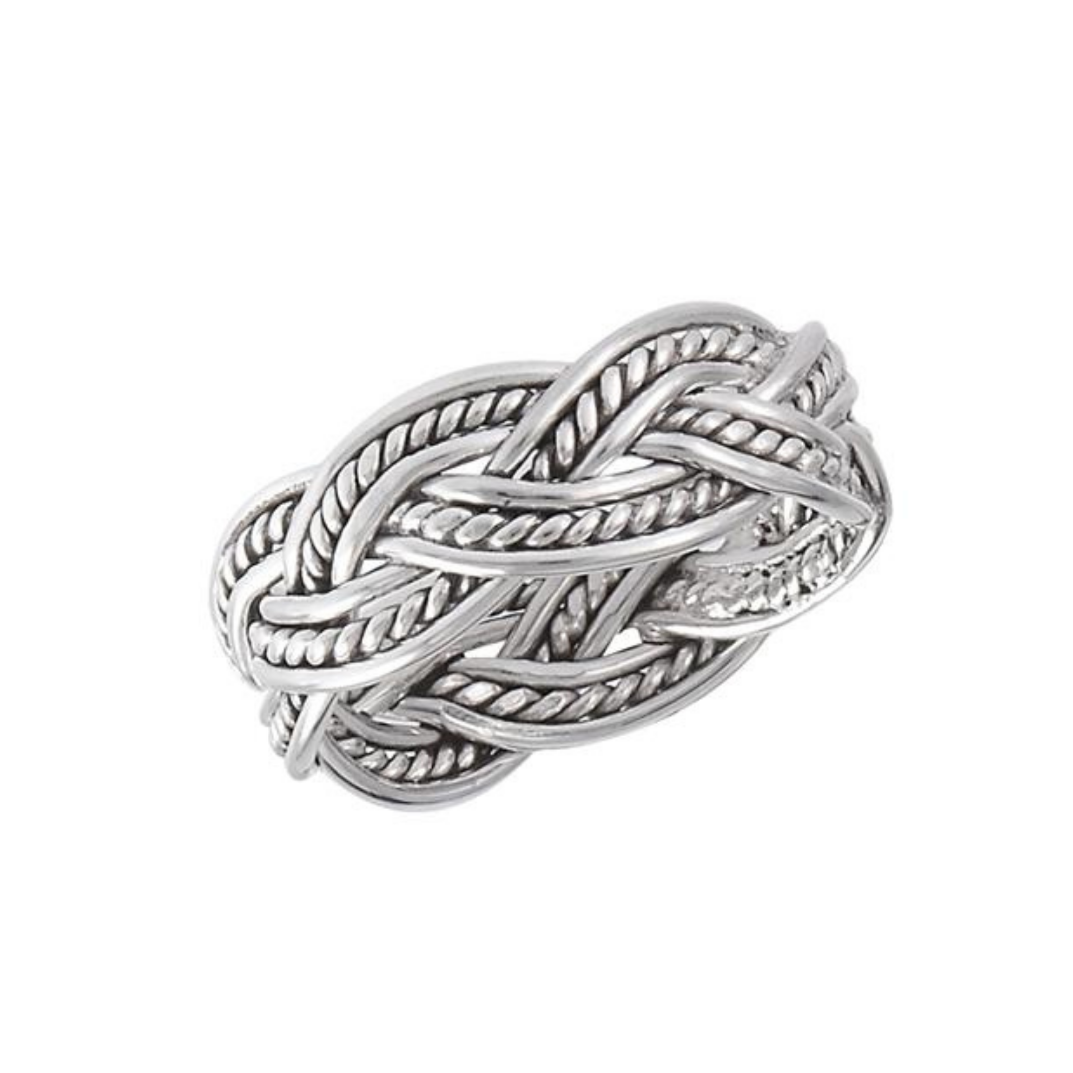 925 Sterling Silver Weave Ring